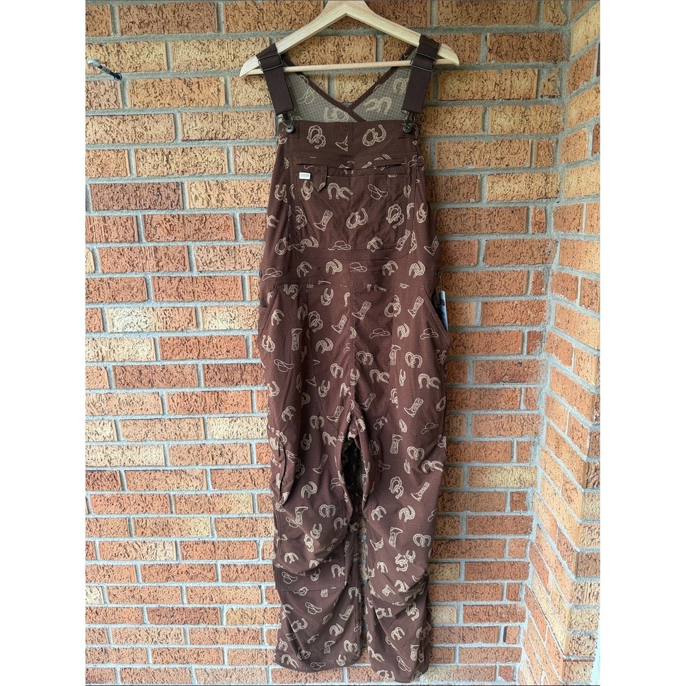 Duluth NWT Heirloom Gardening Bib Overalls XL x 31 Dark Roast Western Charm - Picture 7 of 7